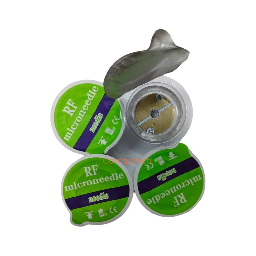 Cartuchos de microagujas RF desechables de bajo dolor, cartuchos de RF fraccionados de belleza, cartuchos de repuesto Nano de oro de 10/25/64 pines