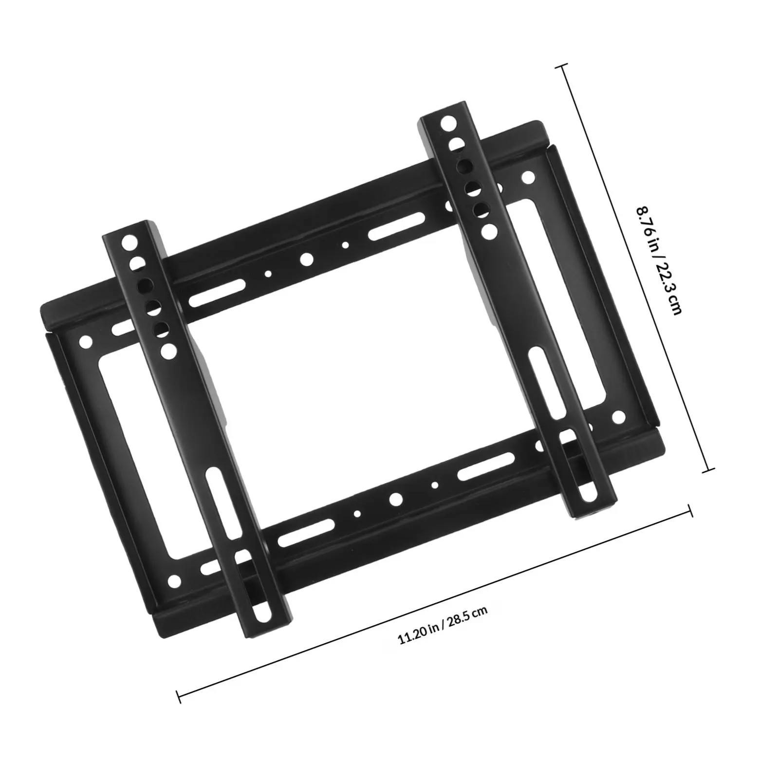Universal TV Wall Mount Bracket 14-42 Inch Black Compact Support for LED LCD Plasma Discreet Low Profile