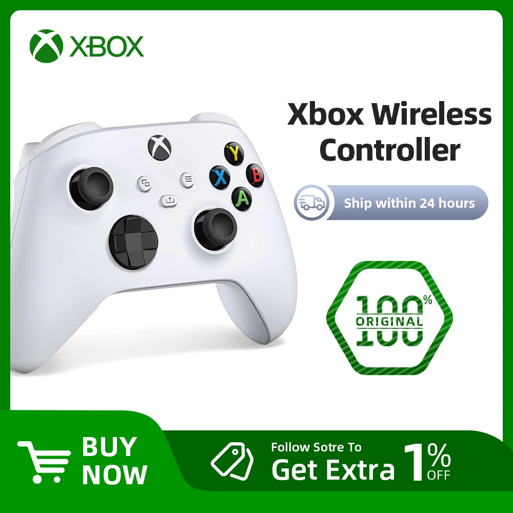 

Microsoft Original Controller Xbox Core Wireless Controller for Xbox Series S X XSS XSX Xbox One White Black