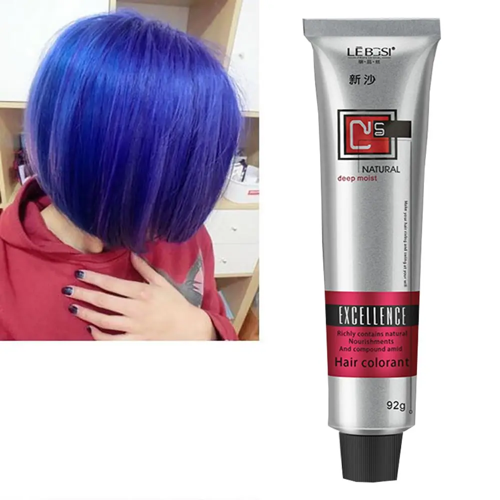 Semi Permanent Hair Dye Tint Hair Coloring Cream 92ML 6Colors Hair Care Styling Tools For Women/Men