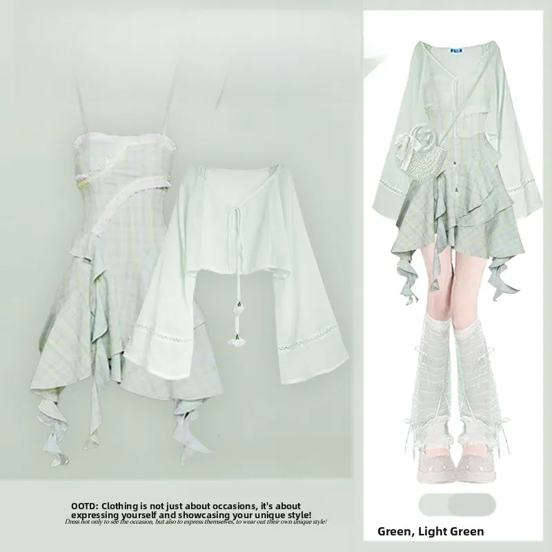 Dopane ort Sve – ensemble deux pièces d'été pour femmes, Protection solaire, couverture assortie, sangle inégale, Dr