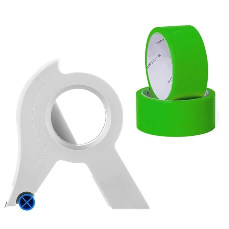 Painter Tape Applicator with 1.37Inchx22Yards Decorating Masking Tape Masking Tape Dispenser for Floor Window Door K92C