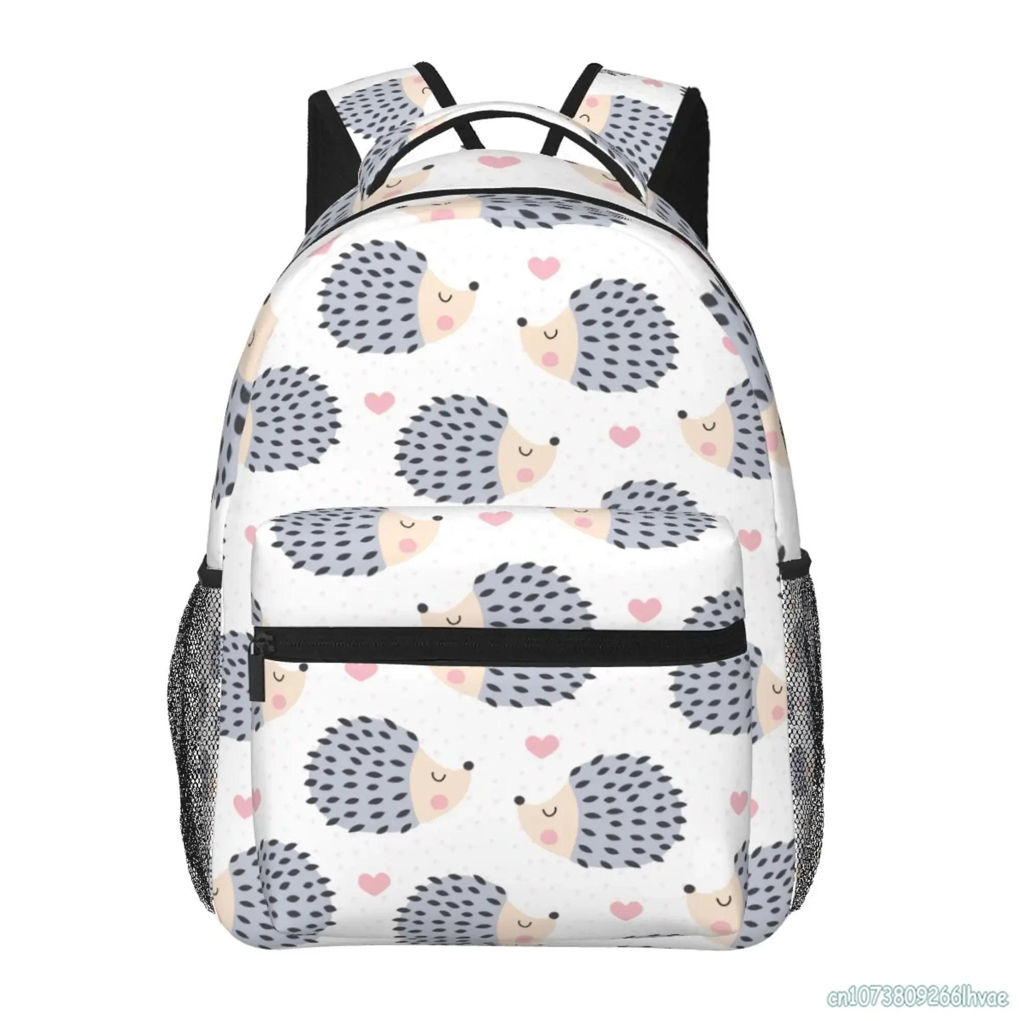 

Cute Hedgehog Animal Print Backpack School Bookbag for Boys Girls Lightweight Laptop Bag Travel Hiking Waterproof Daypack