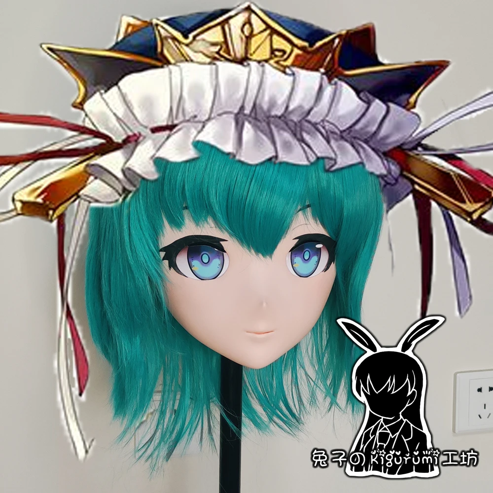 (RB9102) tête complète qualité à la main femme/fille résine japonais Anime personnage de dessin animé Cosplay Kigurumi masque