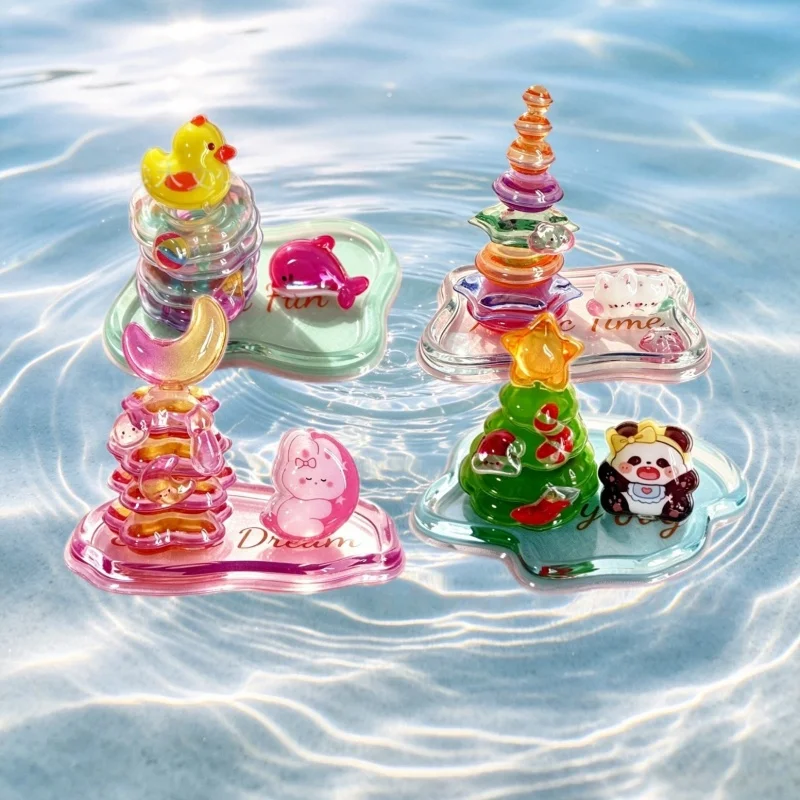 3d Cartoon Anime Relief Stackable Stickers Can Be Diy Handheld Accounts, Are Suitable For Notebook ，And Cute Girl Birthday Gift