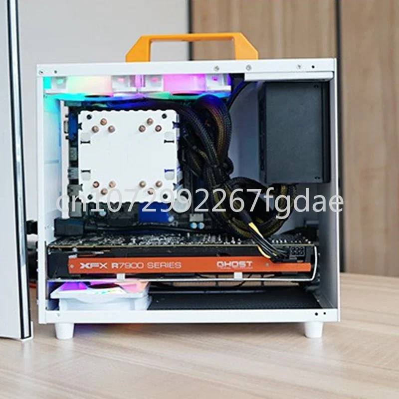 صندوق صغير أبيض وأسود ITX ، K77 مصدر طاقة للشباب ، A4 ، ATX ، K88 C2 ، جديد