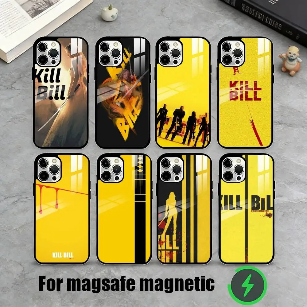 

1PC Kill Bill Movie Phone Case For iPhone17,16,15,14,13,12,11 Plus,Pro Magnetic with Magsafe Wireless Charging