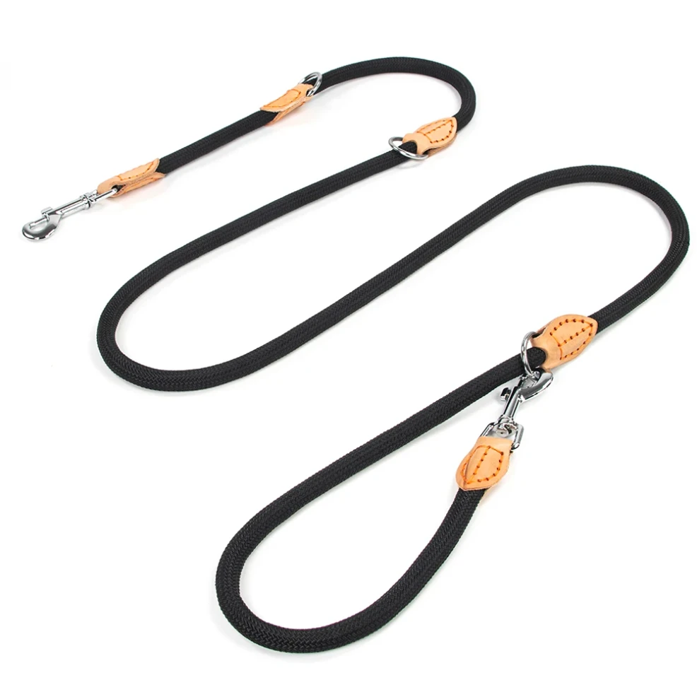 

New Generation Dog Leash multifunctional 2.1M Generation Adjustable and Nylon For Large Hands Free Leash for 2 Dogs Universal
