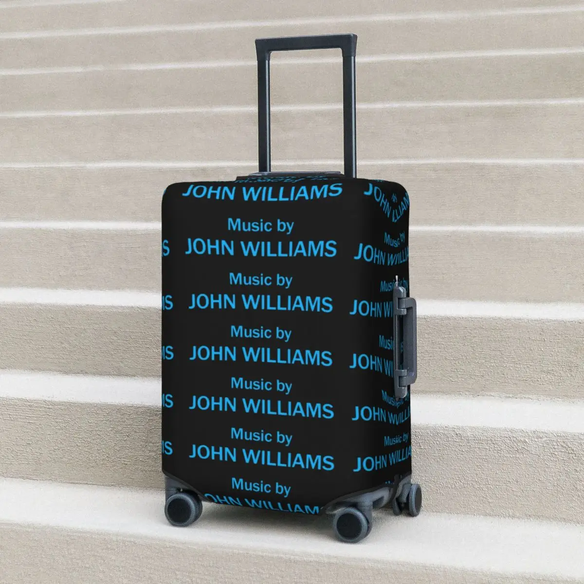 غطاء حماية لحقيبة السفر من Music by John Williams، أغطية حماية مرنة لرحلات الأمتعة مقاس 18-32 بوصة