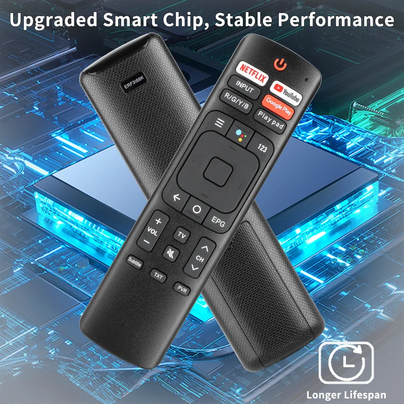 ERF3I69K para control remoto Hisense, para televisor LED Hisense VU Smart 4K