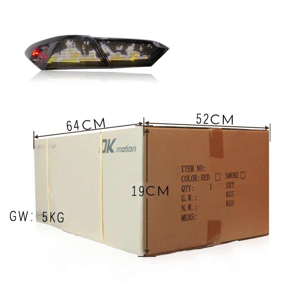 

Motion New Arrival Led Tail Lamp for 2018-2023 Toyota Camry 8 Gen Th LE/SE/XLE/XSE/TRD RGB Digital LED Tail Lights Rear Lamps
