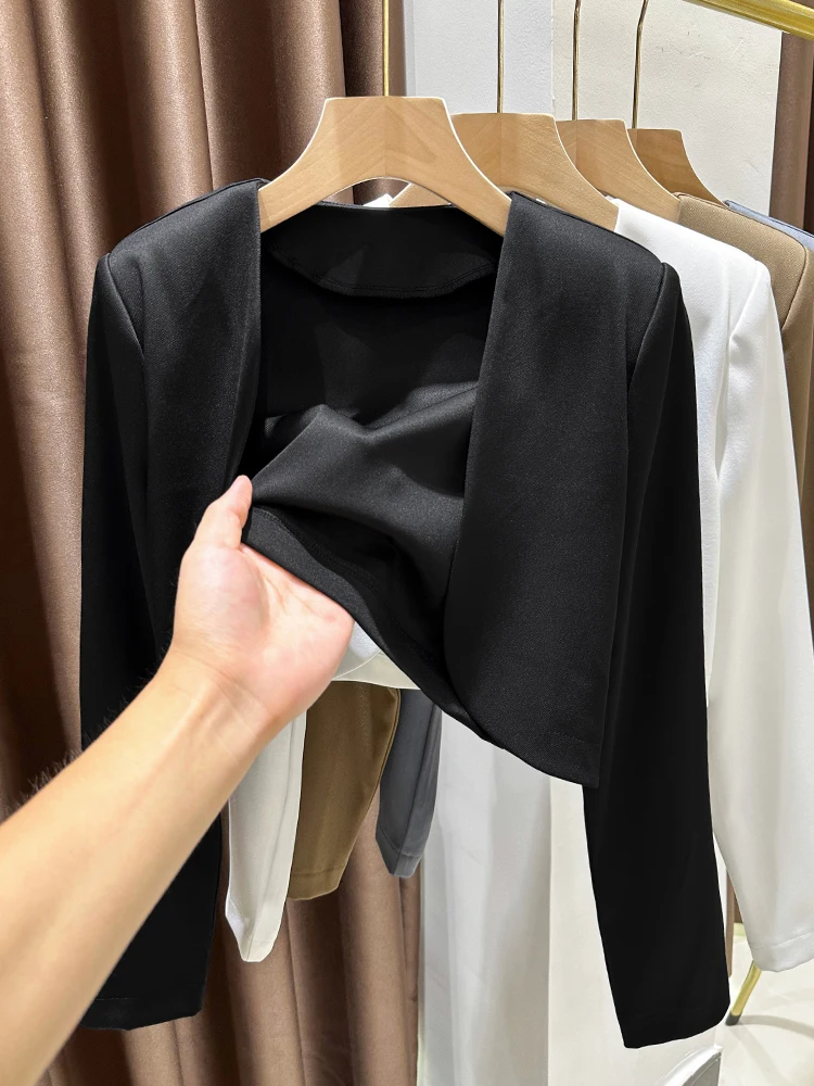 

Women's ort Jaet 2023 Spring Summer Anti-UV Wrap oulder Design Casual Commute Sle Polyester Blend Long Sve