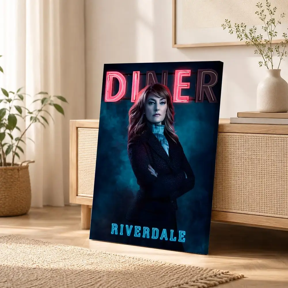 American TV Show Riverdale Framed Wall Painting HD Inner Frame Canvas Poster Bedroom Room Hallway Wall Art Decor - view 4
