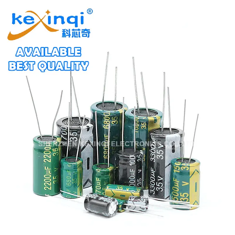Aluminum Electrolytic Capacitor 10V 16V 25V 35V 50V 100UF 220UF 330UF 470UF 680UF 1000UF 2200UF