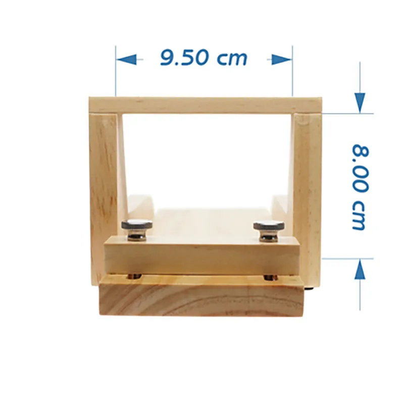 Affettatrice per tagliasapone, sega con manico in legno, strumento per affettare la pagnotta di sapone, kit per la produzione di formaggio