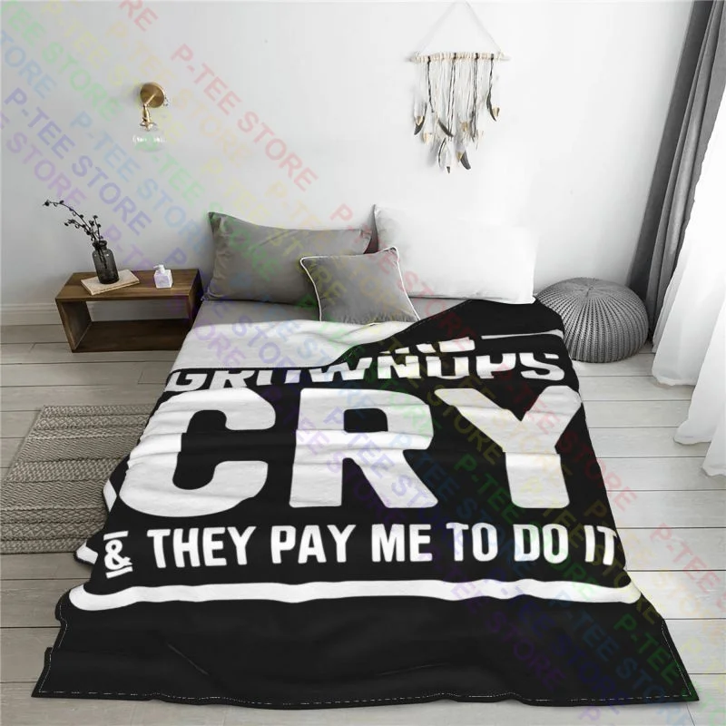 Therapist Cry Mental Health Awareness Counselor Psychologist Blanket Bedding Home Decor Bedding Travel