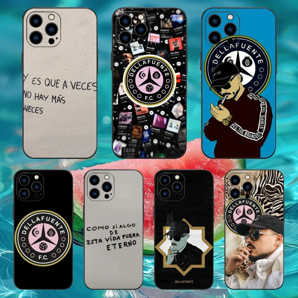 

D-Dellafuente F C Phone Case For Iphone 15 11 13 14 Pro Max 7 8 Plus X Xr Xs Max Se2020 12mini Cover Case