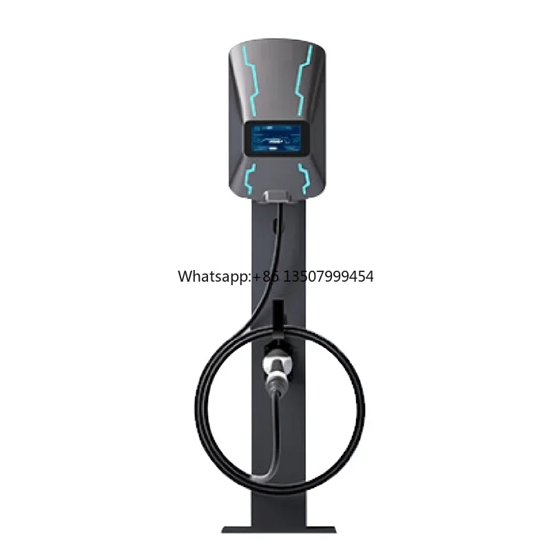

Custom 32A Single Phase 7KW Intelligent Voice-Controlled Charging Station Wallbox CCS Electric Vehicle Ev IP55 Safe Charger