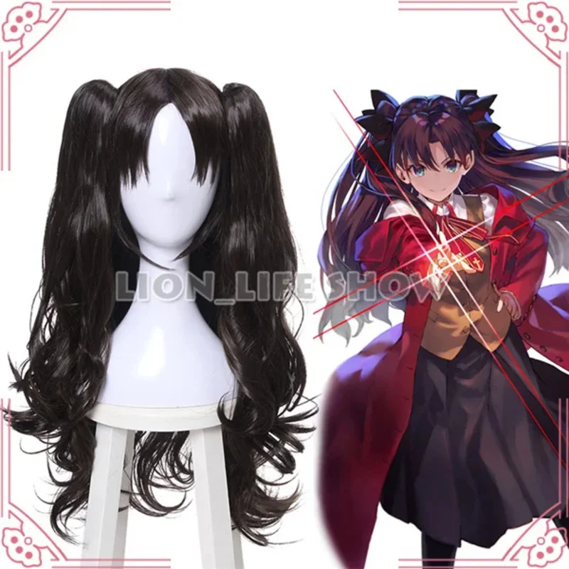 Fate Stay Night Tohsaka Rin black bow headwear Cosplay Accessories 4pcs/set Hair circle cos prop