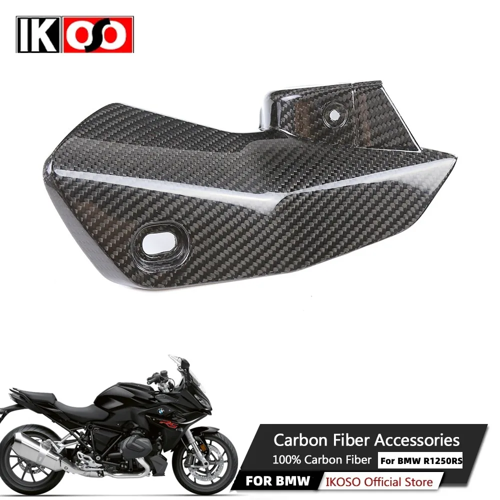 

100% Pure 3K Full Carbon Fiber Shell Motorcycle Accessories Exhaust Pipe Protective Cover Fairing Kit for BMW R1250RS 2021-2024