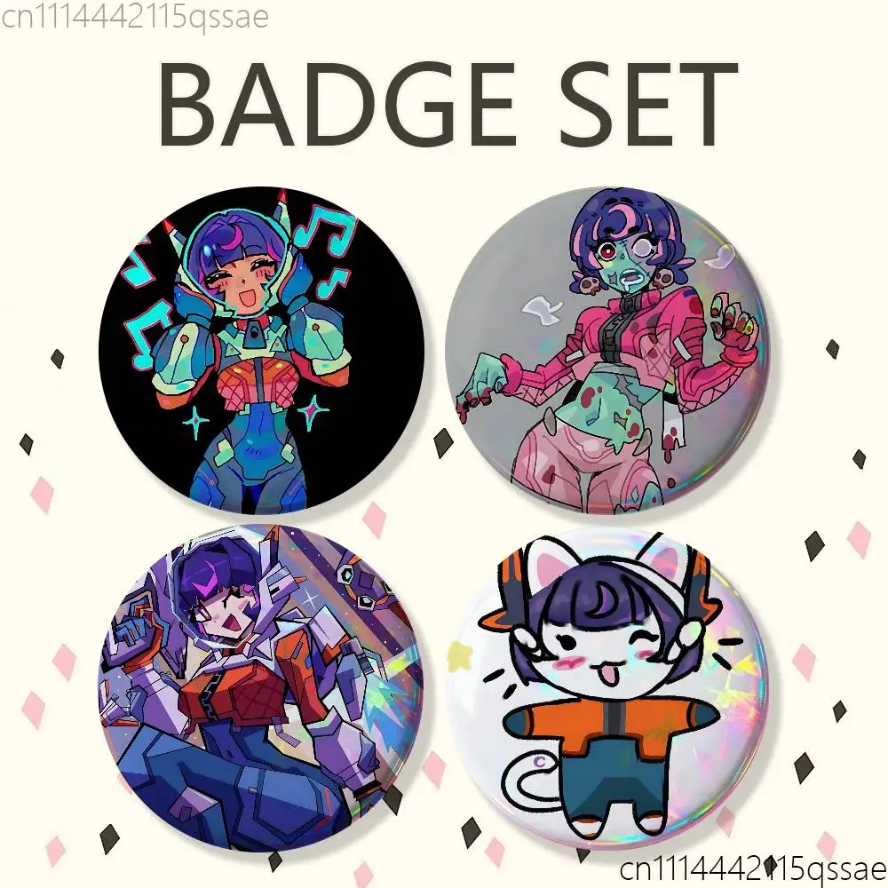 For Overwatch Juno 25mm 75mm 44mm 58mm 32m Brooches Badges Pins for Accessories