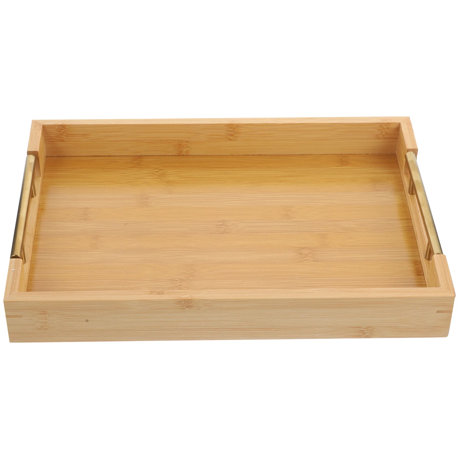 

Bamboo Tray Rectangular Platter Portable Fruit Snack Plates Pastry Dessert Salad Sturdy Easy Clean Home Restaurant Hotel