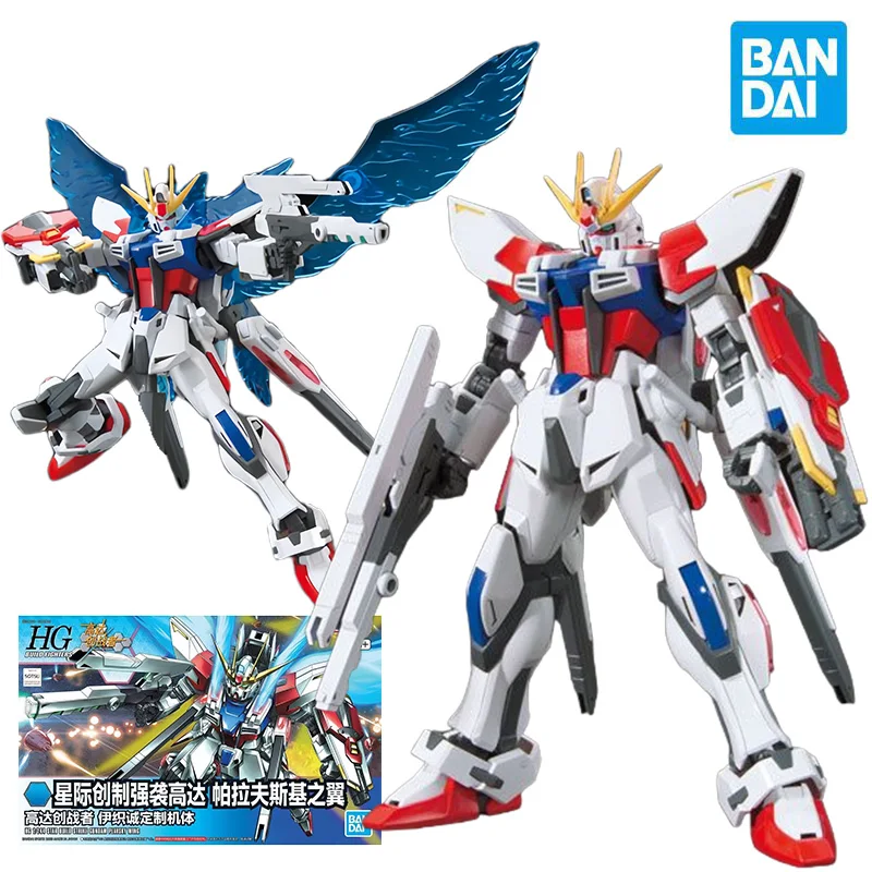 

BANDAI HGBF 1/144 GAT-X105B/ST Star Build Strike Gundam Action Figures Chinese Packaging Gundam BF Anime Model Kit Toys for Boys