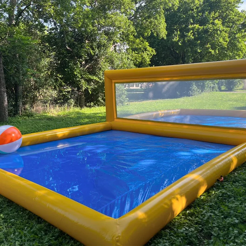 2026Adults & Kids Customized Inflatable Volleyball Pool with Net for Indoor/Outdoor Home Use Water Park & Beach Gameswoniu