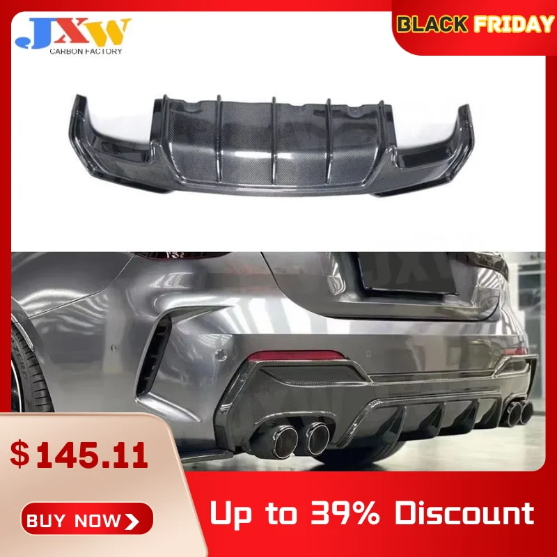 

Carbon Fiber / FRP Black MP Style Rear Bumper Lip Diffuser For BMW 4 Series G22 G23 2020+ Rear Diffuser Splitters Spoiler