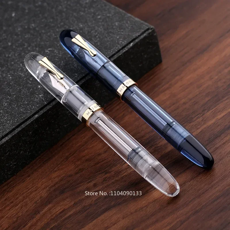 MAJOHN C4 Transparent Leak proof Large Capacity Pen Holder Ink Storage Universal Business Writing Color Ink Iridium Pen