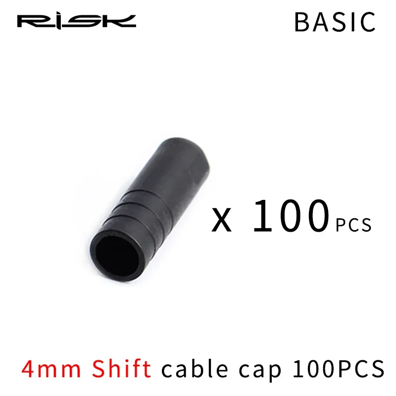 RISK 20/50/100pcs Bike Basic Cable end Caps 4mm shift 5mm Brake Cable Cover Dustproof Bicycle Brake Derailleur Shifter Cable Cap