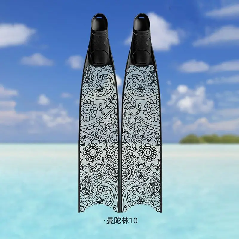 New fiberglass flippers pattern free diving, fiberglass flippers