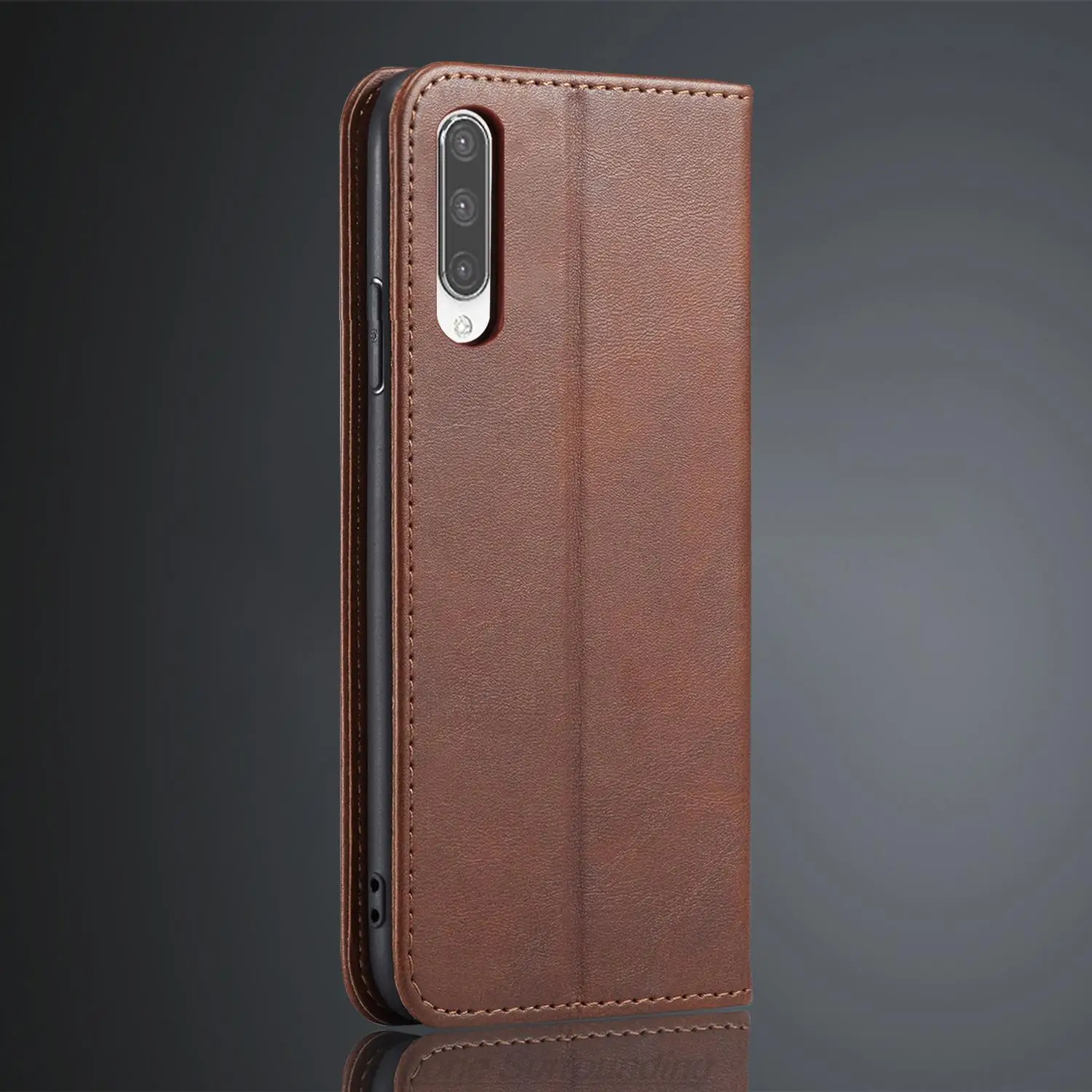 Magnetic Attraction Cover Leather Case for Xiaomi Mi 9 lite Flip Case Card Holder Holster Wallet Case Fundas Coque