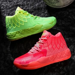 2024 Professional Men's Basketball Fashion Trend Shoes Basketball Sneakers Anti-skid High-top Couple Breathable  Basketball Boot