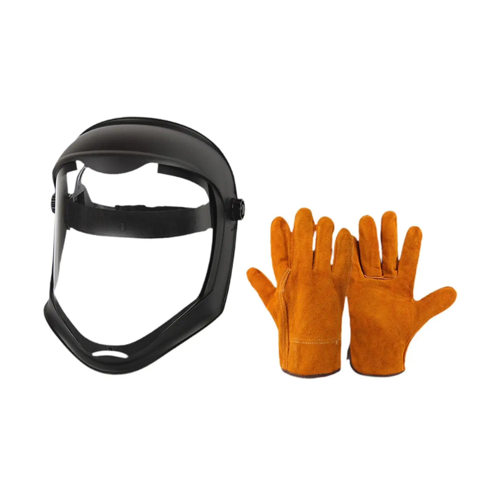 

Face Shield Clear Vision Professional with Gloves Work Equipments Face Protector for Work Landscaping Tasks Farm Garden Outdoor