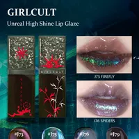 Girlcult Unreal Brillo de labios de alto brillo, brillo alto tipo espejo, esmalte de labios con luz de agua, fiesta, brillo dimensional 3D, efecto de plomería de labios