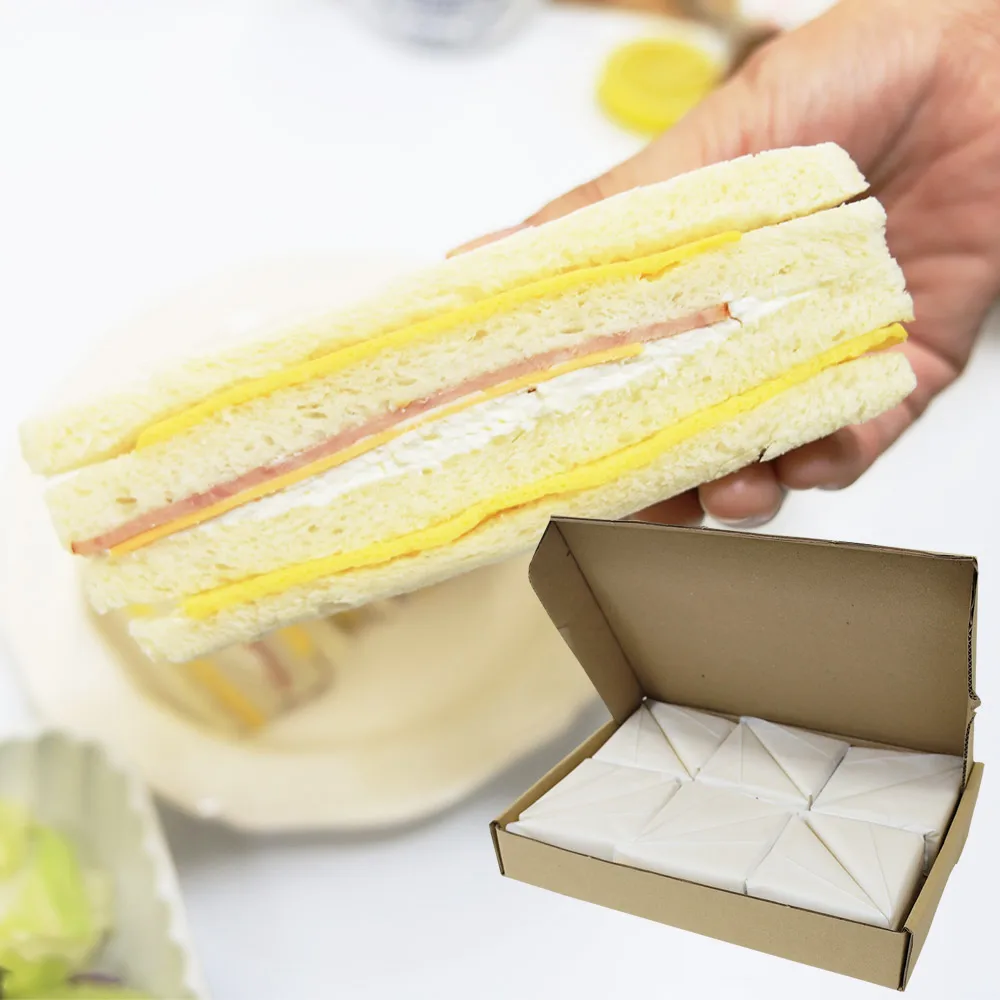 Jamón y Queso para Sándwich de Taiwán Congelado 80Gx12Pcs 960g 1 Caja