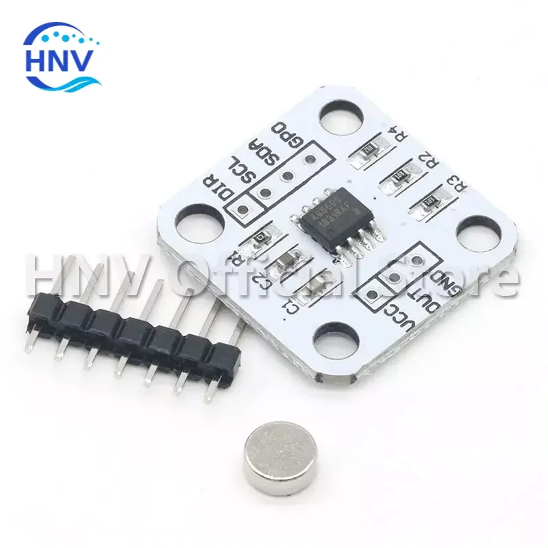 AS5600 Magnetische Encoder Magnetische Inductie Hoek Meting Sensor Module 12bit Hoge Precisie
