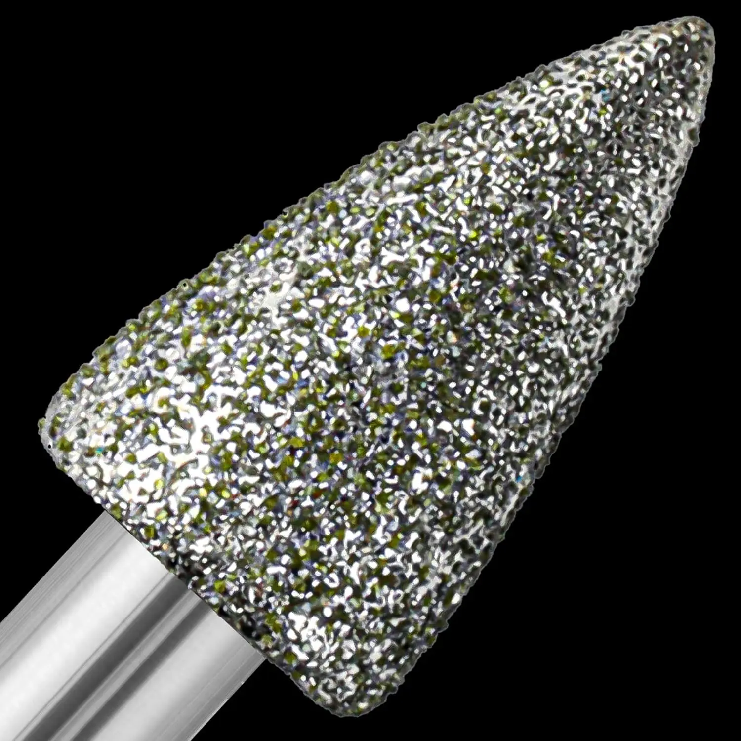 20Pcs 120 Grit Diamond Grinder Bit 1/8" Shank Compatible with Dremel Rotary Tool Attachment Accessories Grinding Burrs Quartz - view 3