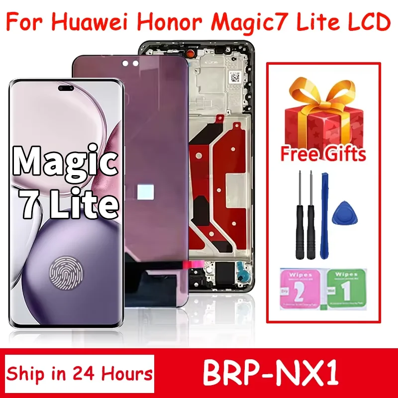 678インチ-120hz-for-honor-magic7-lite-brp-nx1-lcd交換用-huawei-honor-magic-7-lite-lcdタッチスクリーンデジタイザーアセンブリ用