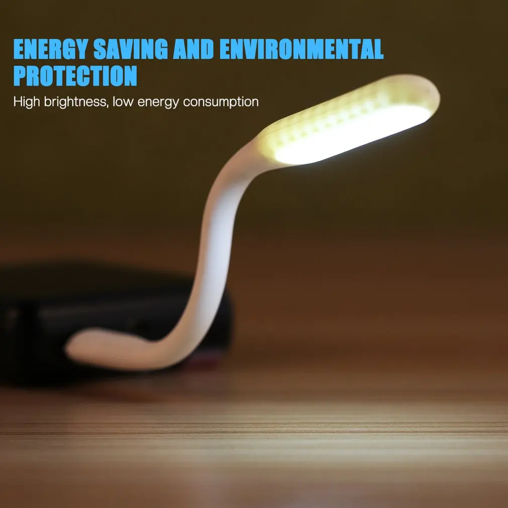 Mini lampe de lecture LED ultralégère, 5V, 1.2W, USB, Power Bank, idéale pour PC, ordinateur Portable, Notebook