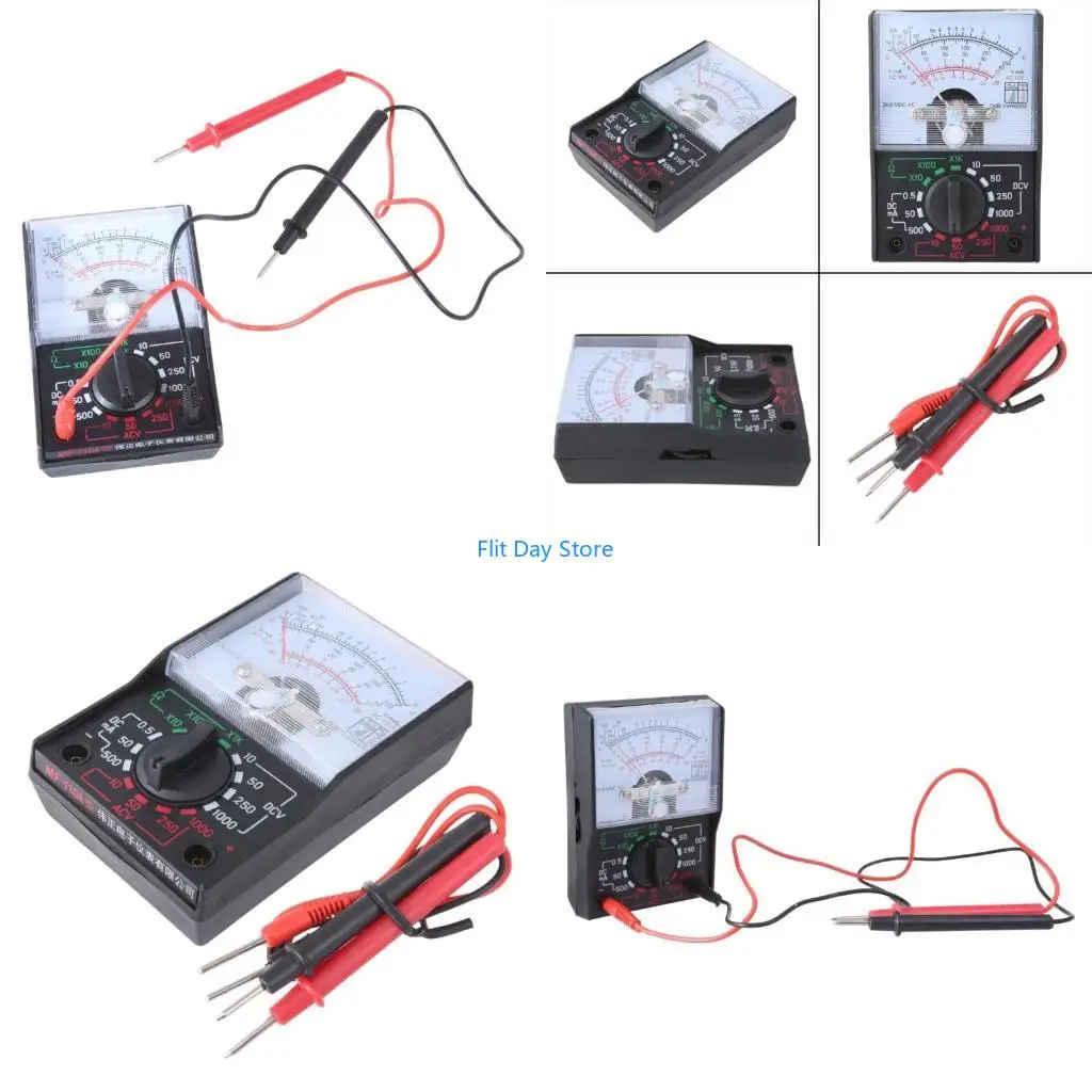 F92C Mini MF-110A Electric AC/for DC OHM Voltmeter Ammeter Multimeter Meter Multi Tes