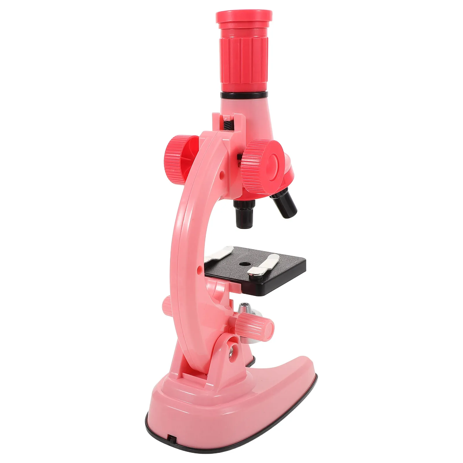 

Microscope Science Kit Portable Pink Microscope For Little Girls H held 260g Plastic Outdoor Educational