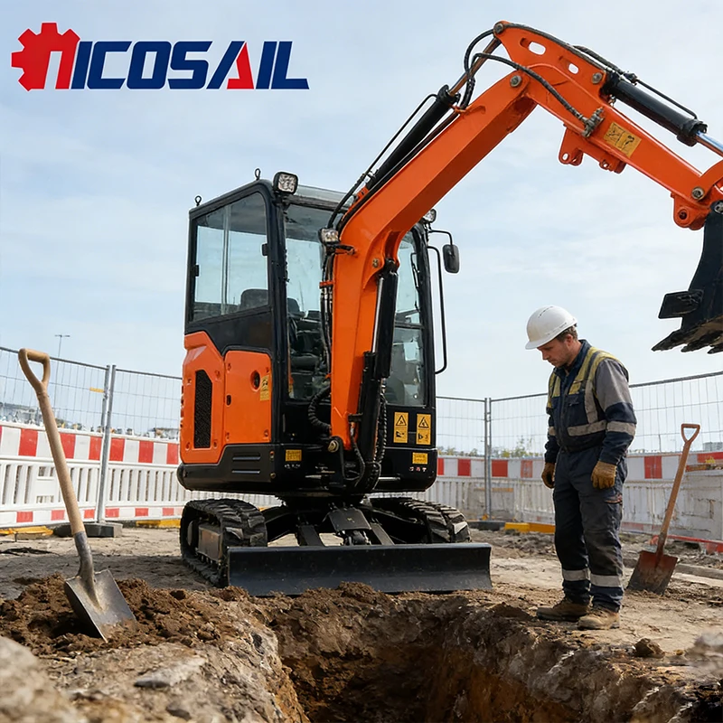 

Новый мини-экскаватор 2,5 тонны 3 тонны 3,5 тонны Мини-экскаватор Bagger Новый одобренный CE на продажу