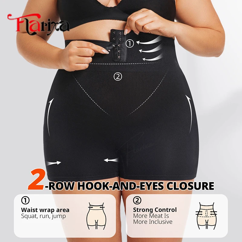 Flarixa حجم كبير البطن المشكل سراويل السنانير مدرب خصر السراويل عالية الخصر البطن التحكم بعقب رفع شكل الجوارب رفع