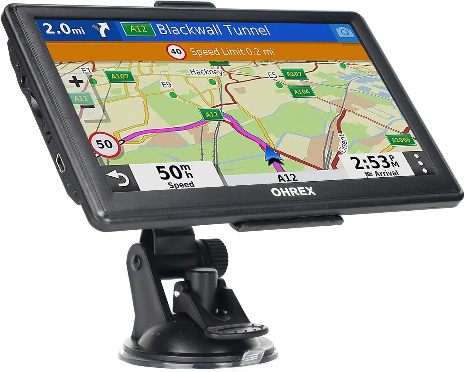 N700 GPS Navigator لشاحنة السيارة RV 2025، سائقي الشاحنات التجارية GPS، نظام تحديد المواقع لشبه شاحنة، تحديثات خرائط مدى الحياة مجانية، 7 بوصة