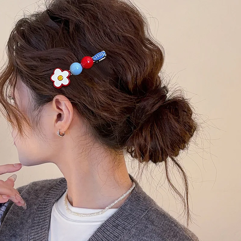 

High-End Metal Niche Design Autumn and Winter Hair Clips for Girls, Cute Ins-Style Hairpins, Children's Elegant Wholesale Hair Clips