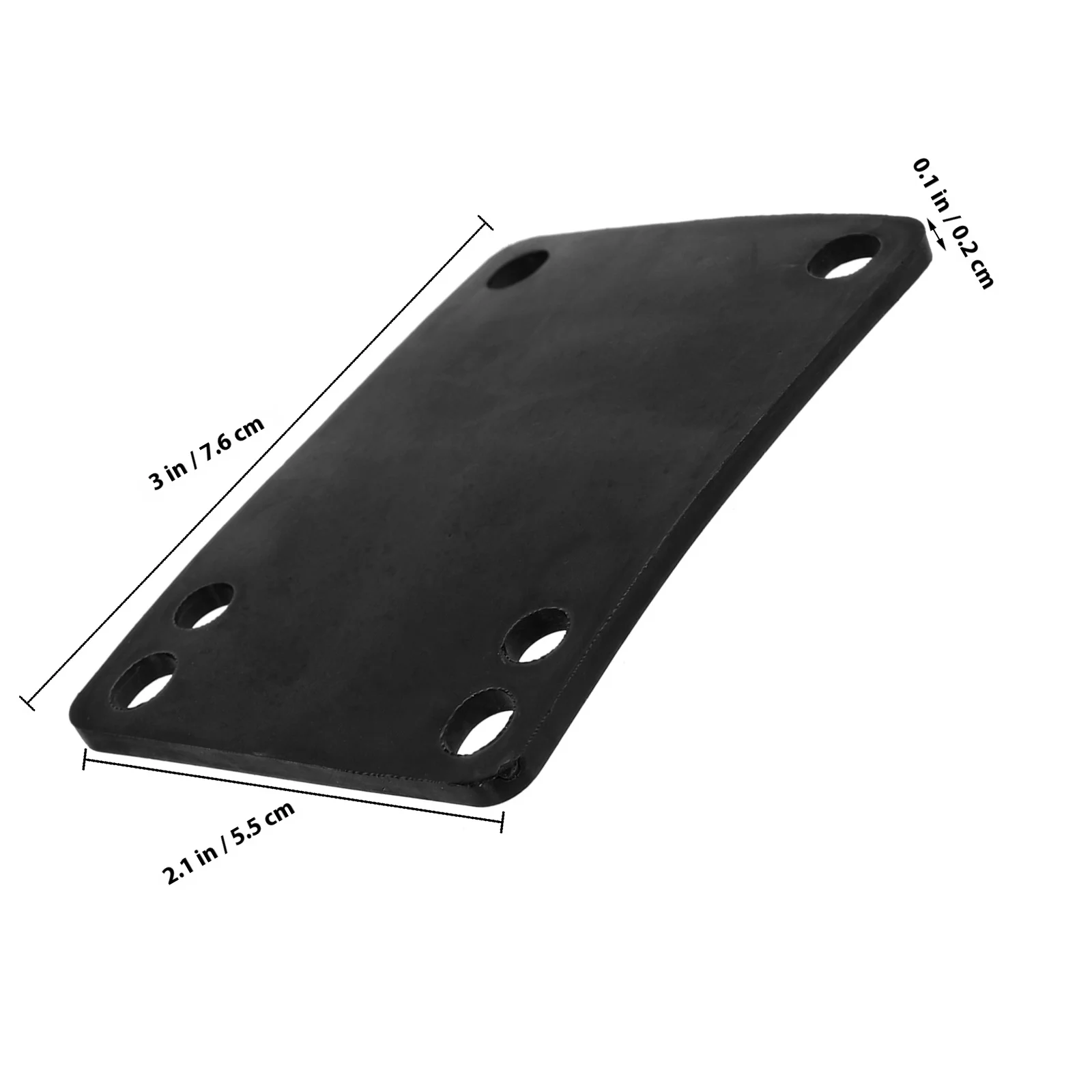 4 قطعة منصات التخميد لوح التزلج PP المواد الناهض للصدمات تصاعد لتعزيز الاستقرار وتقليل الاهتزاز على أربع عجلات #5