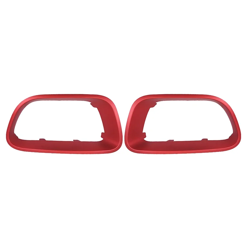 1Pair Car Front Bumper Decorative Frame Angel Eyes Refit for Citroen C5 Aircross 9817829477 9817829377 Red