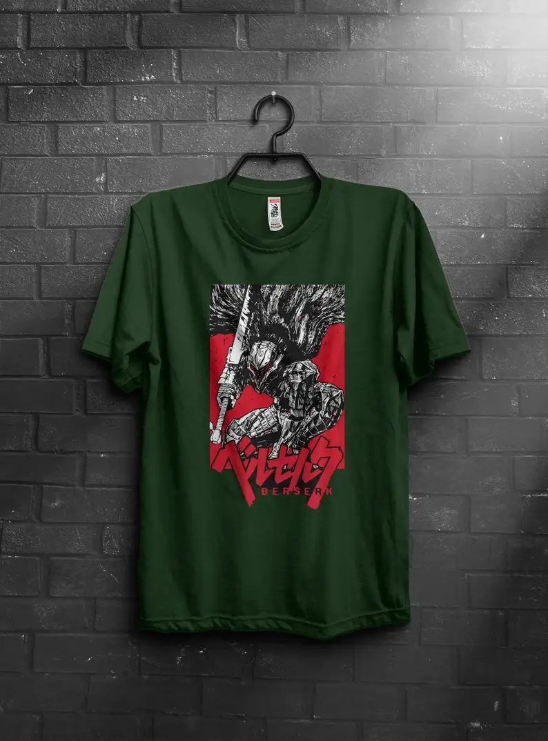 t-shirt, gift, gift her, gift men, gift boy gift, anime, anime shirts, anime gifts, gatsu, berserk, berserk tshirt, berserk swor